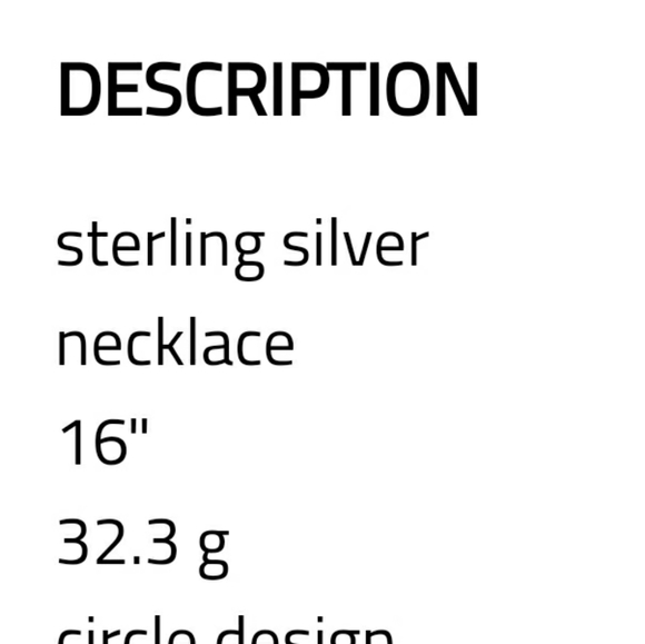 Vintage 925 continuous hoops Sterling silver toggle necklace 32g sterling silver - Picture 13 of 14